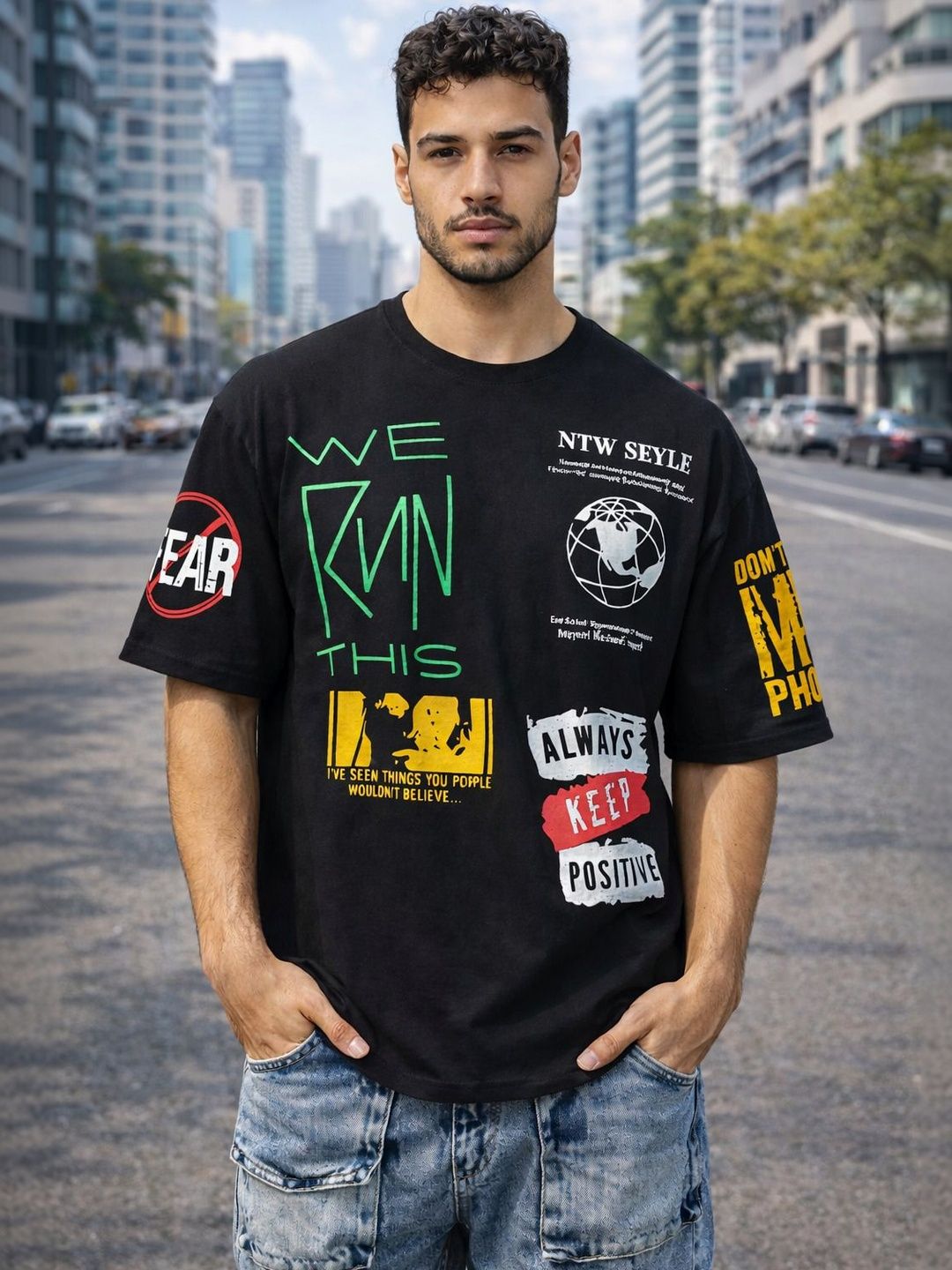 Kook N Keech Men Typography Printed T-shirt