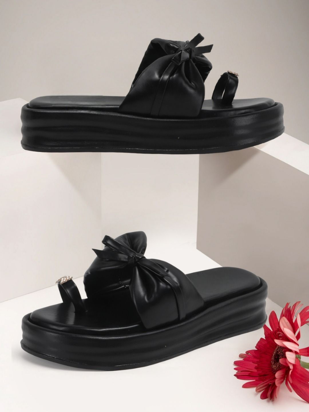 Buy CORSICA Platform Sandals with Bows - Heels for Women 39399503