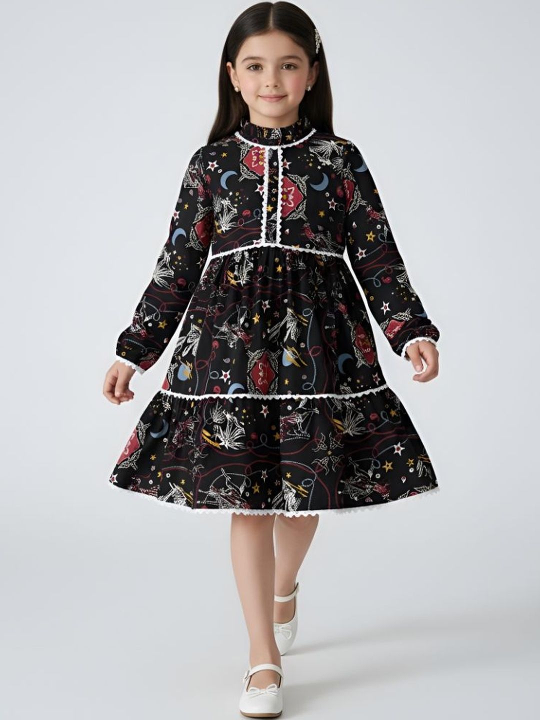BAESD Floral Print Fit & Flare Dress