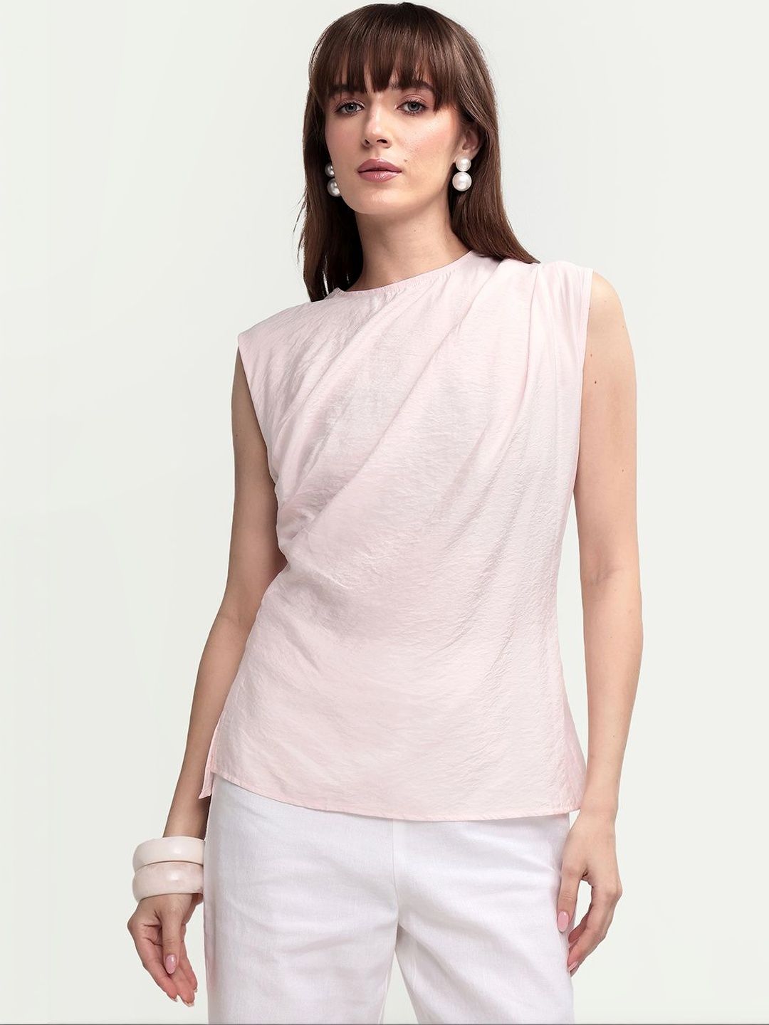 Women Mica Top RAREISM Styled Back Top