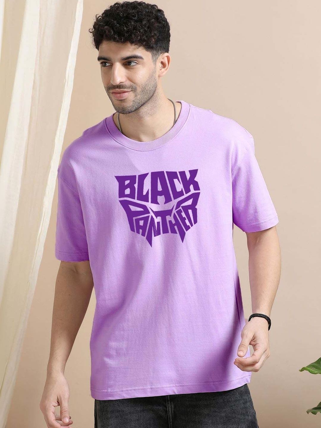 Organic Chics Men Printed Pure Cotton Blend Anti Odour T-shirt