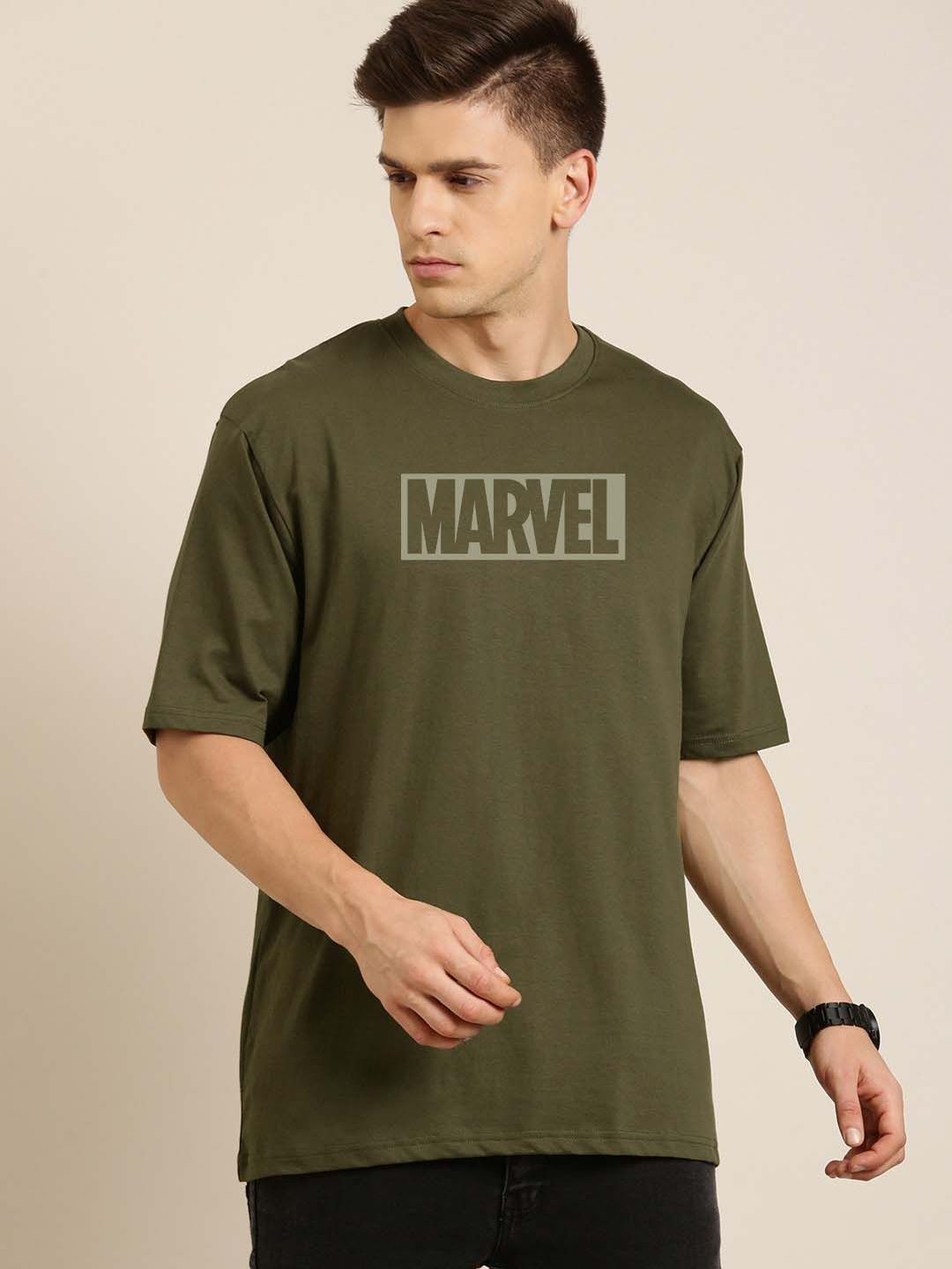Organic Chics Men Brand Logo Printed Pure Cotton Blend Anti Odour T-shirt