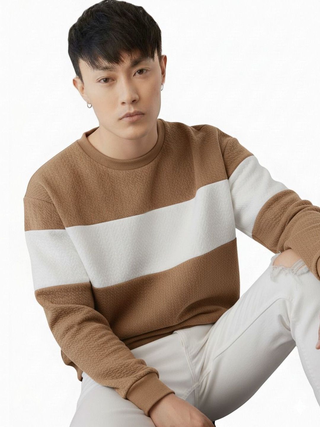 Mobox Mobox Men Colourblocked T-shirt