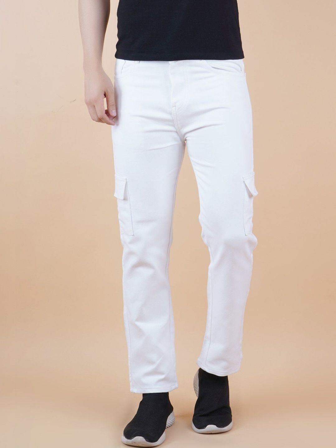 Metronaut Men Jogger Mid-Rise Low Distress Jeans