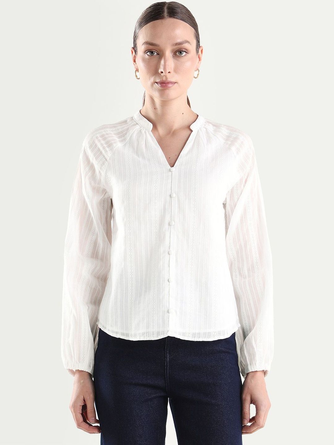 Women Cava Top RAREISM Striped Top
