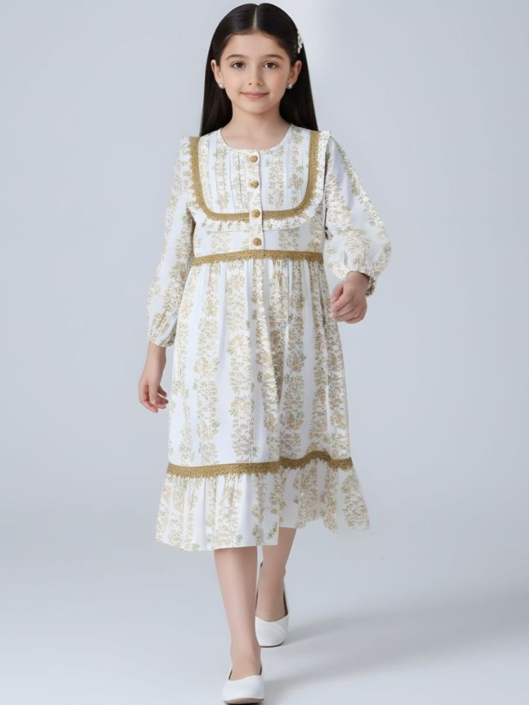 BAESD Print Fit & Flare Dress