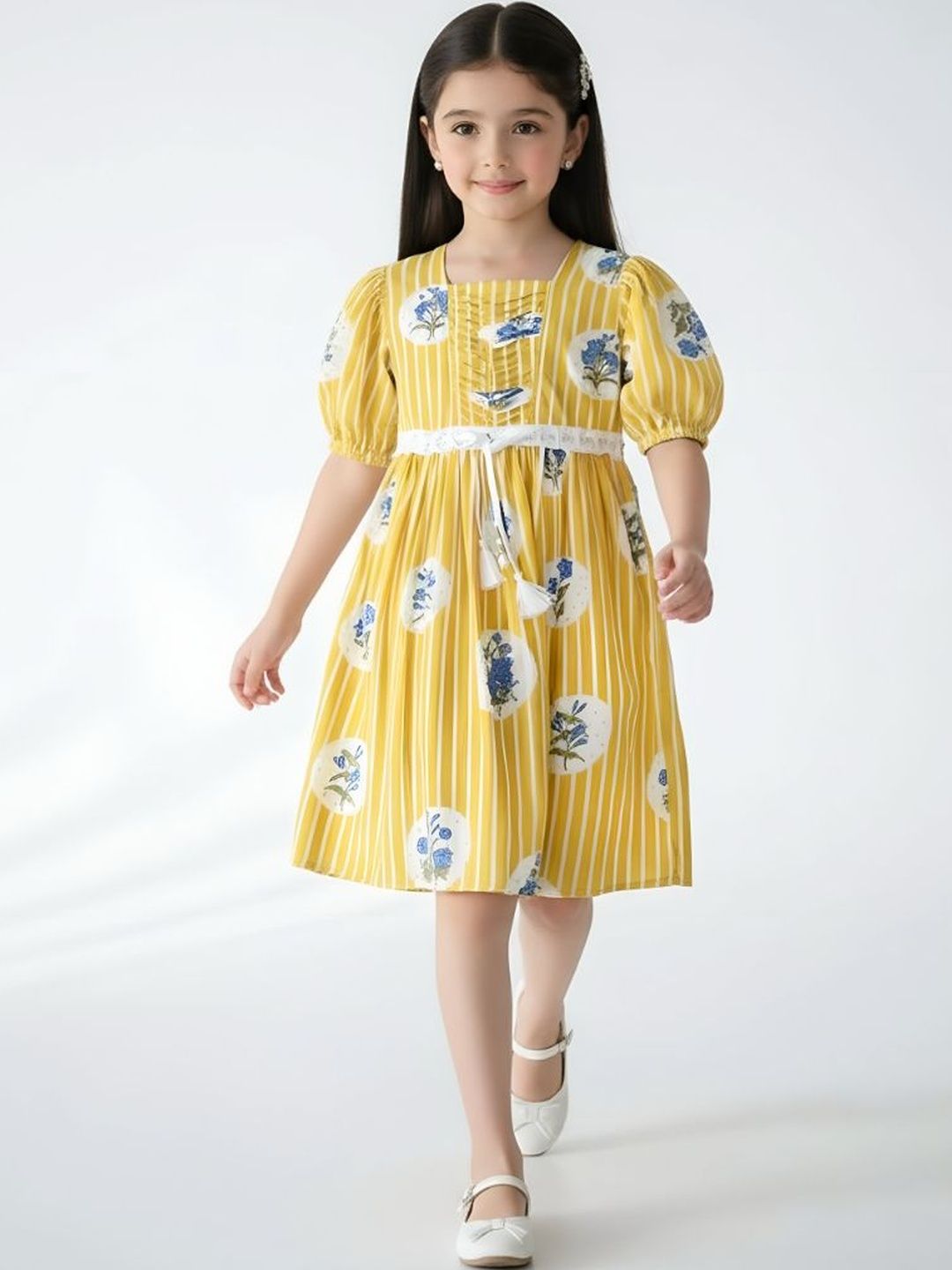 BAESD Floral Print Fit & Flare Dress