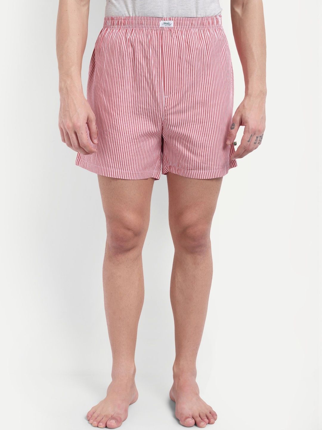MINJAR Printed Cotton Mid-Rise Boxer