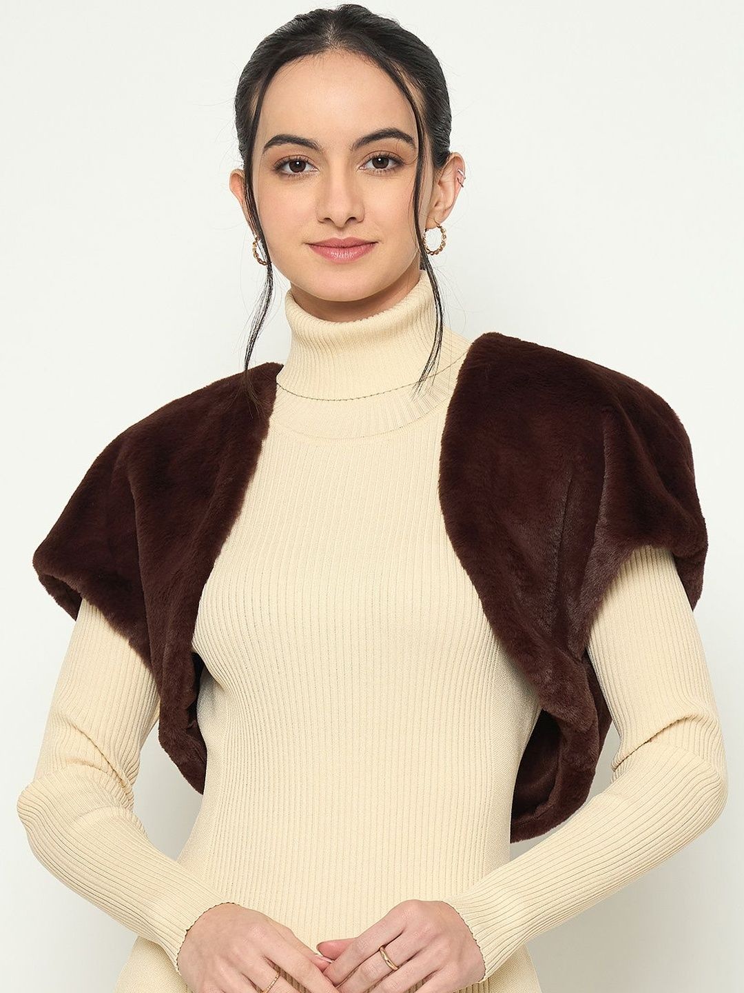 Madame Women Crop Shrug