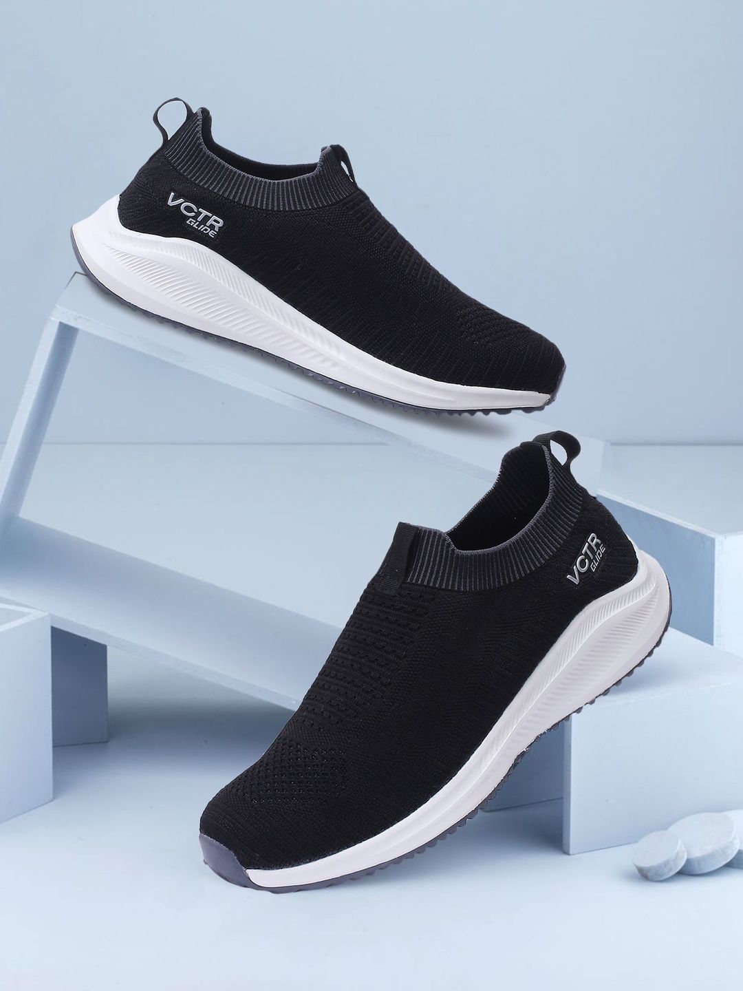 VCTR Glide Stretchable Slipon Running Shoes