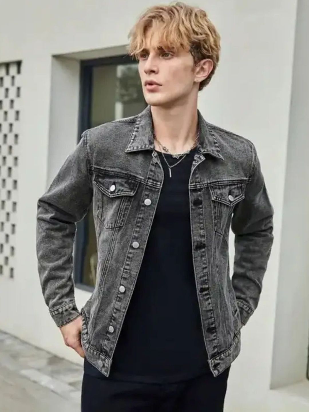 Metronaut Men Washed Denim Jacket