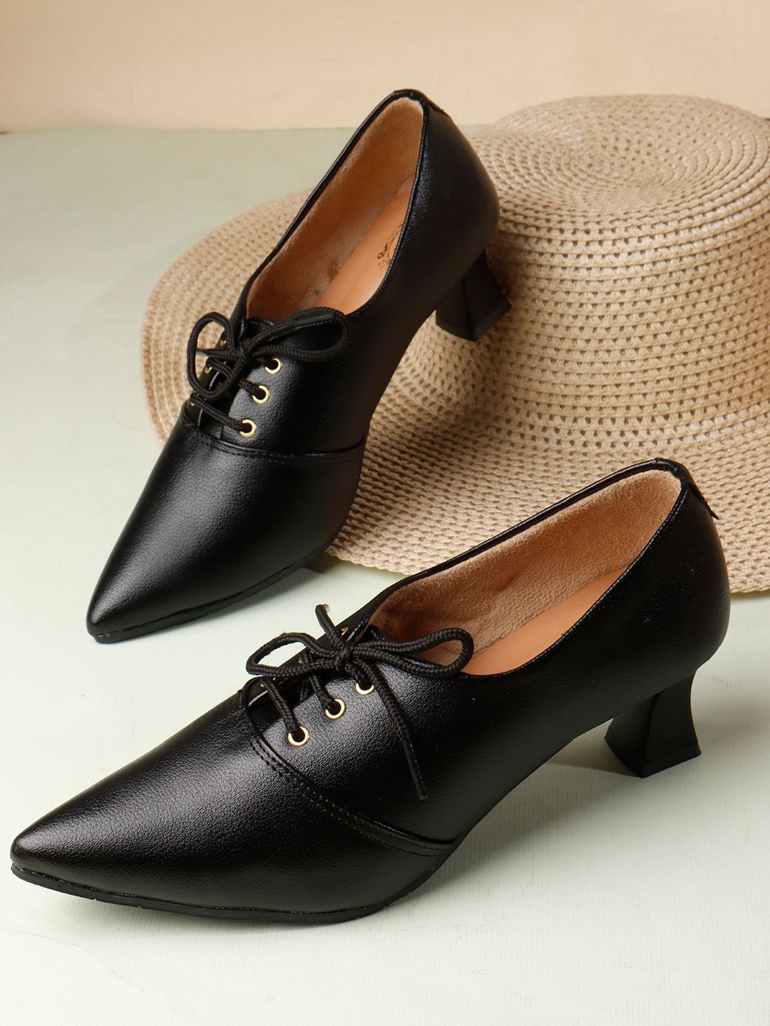Denill Work Block Pumps Heels