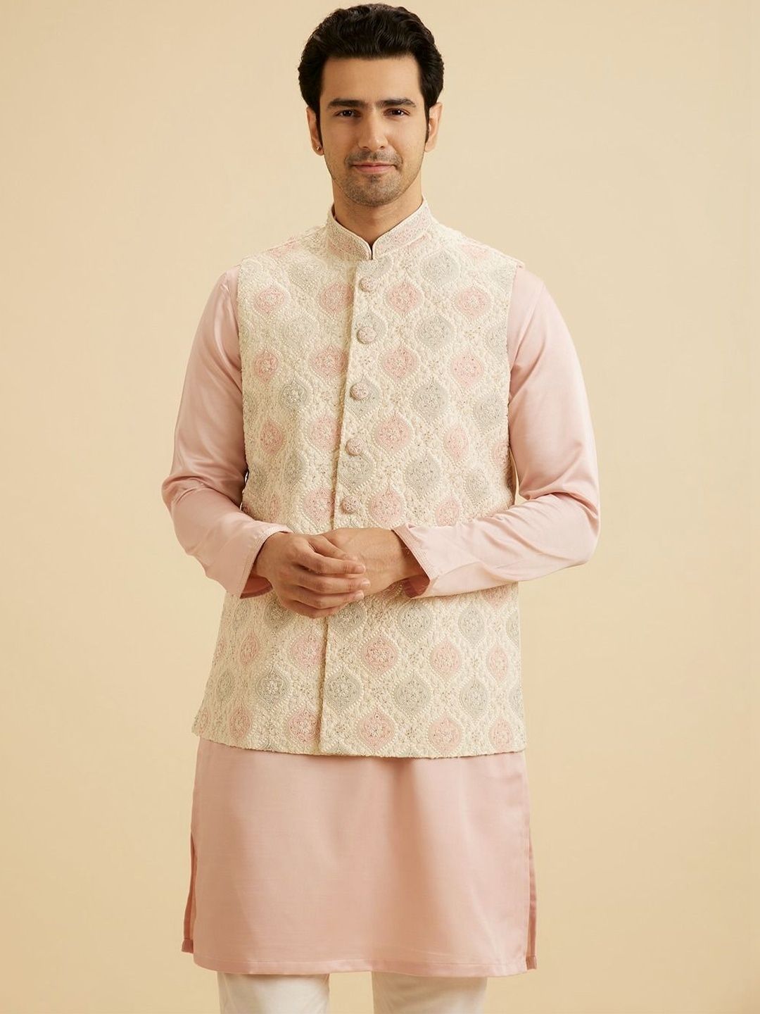Manyavar Embroidered Nehru Jackets