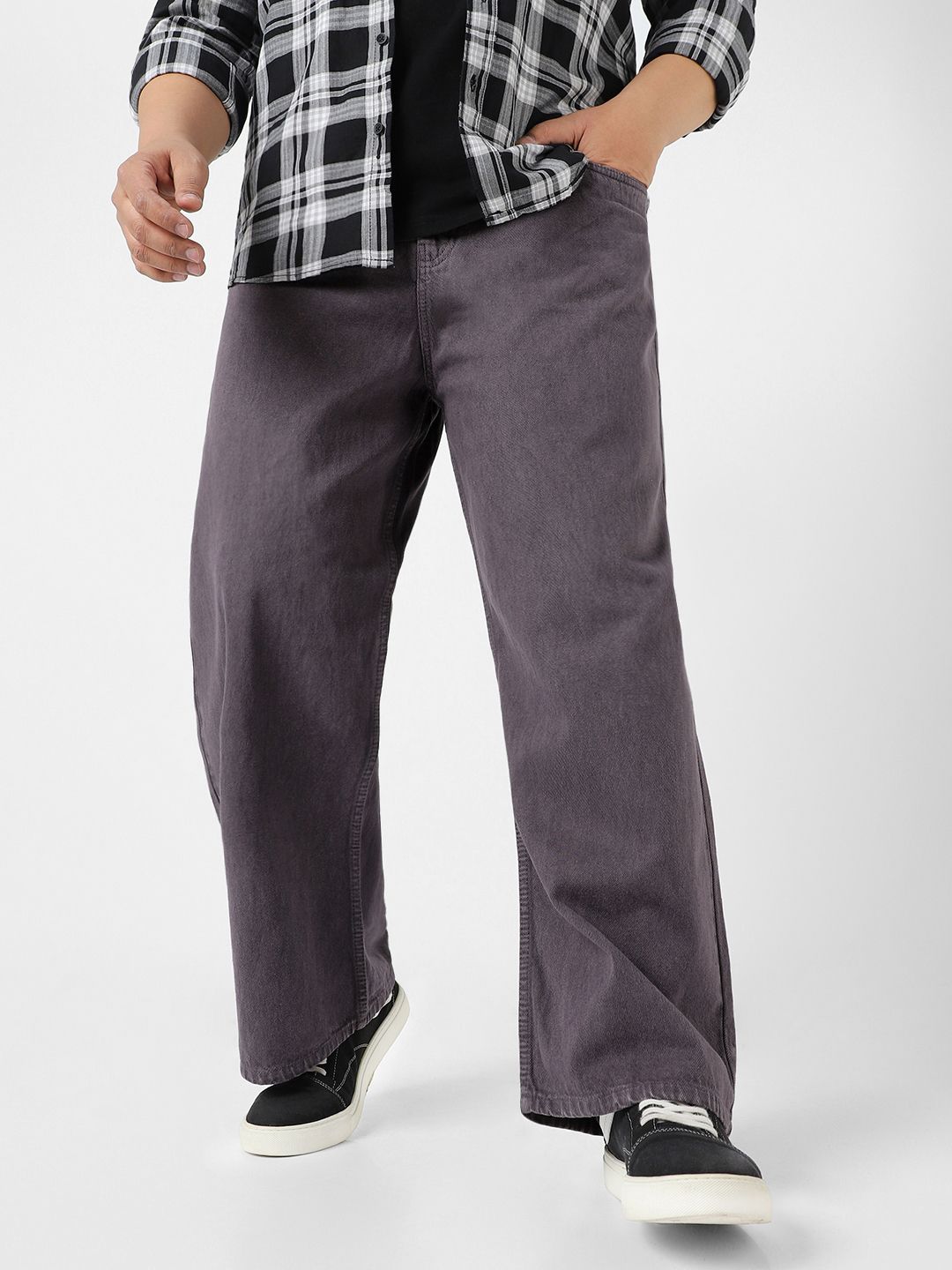 Urbano Plus Men Washed Non-Stretchable Relaxed Fit Jeans
