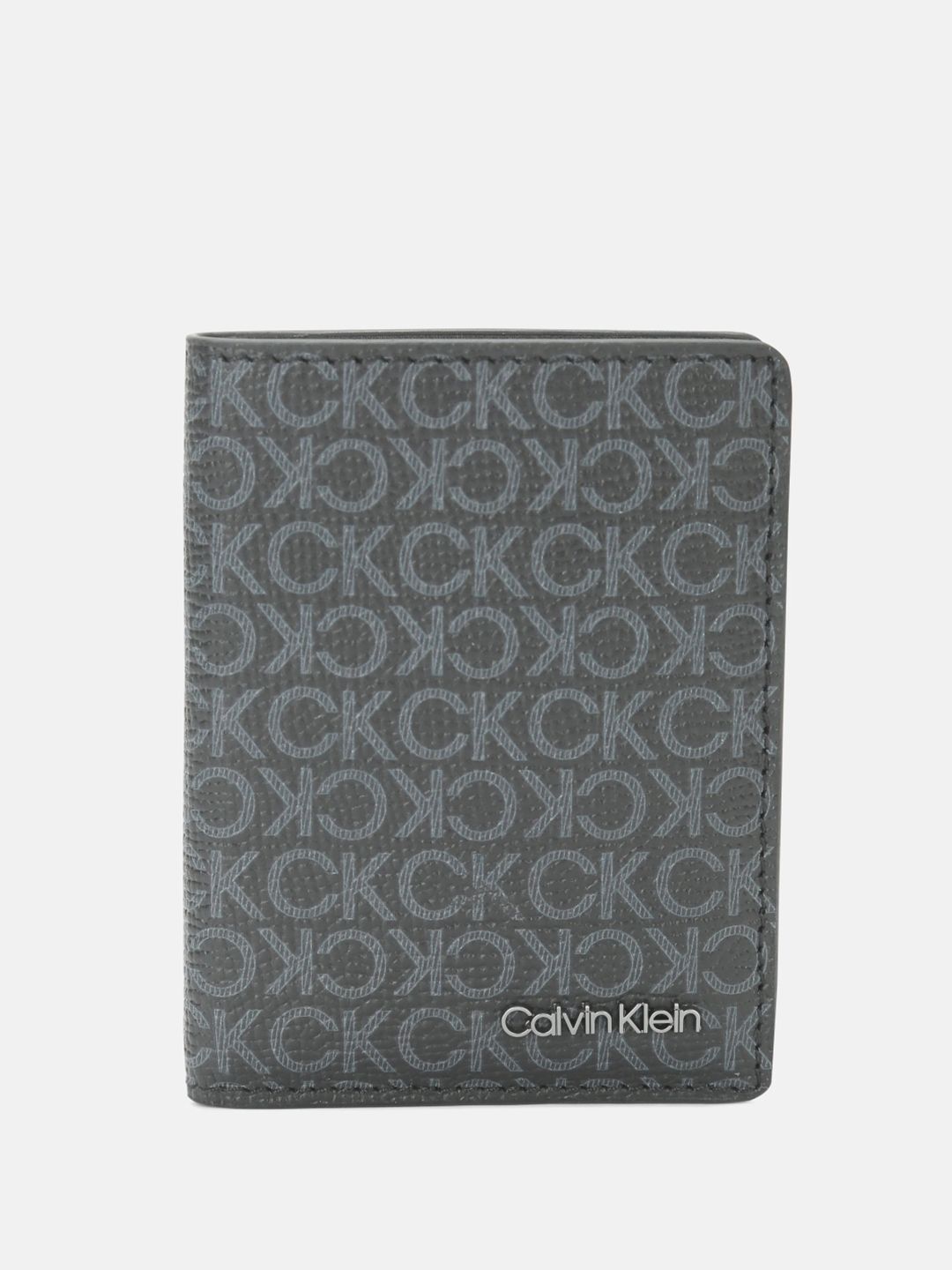 Calvin Klein Calvin Klein Men Printed Leather Two Fold Wallet