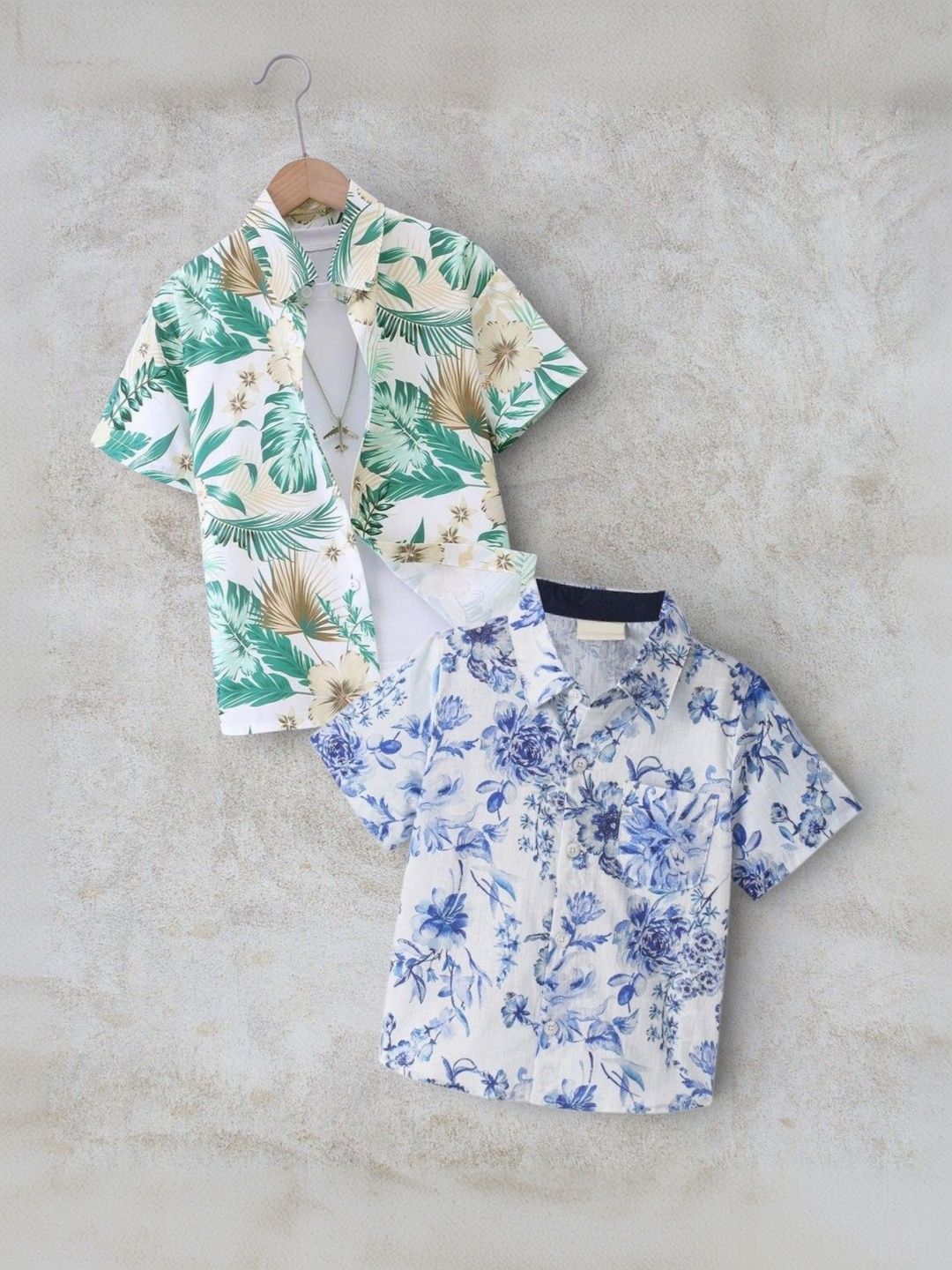DUTT CREATION Boys Classic Floral Printed Casual Shirt