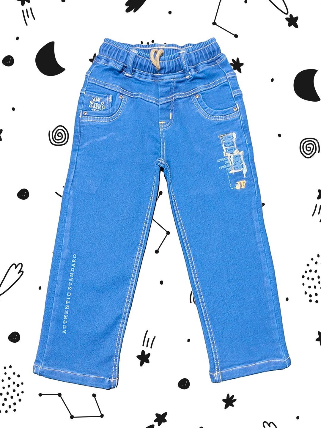 JFR Boys Straight Fit Low-Rise Stretchable Jeans