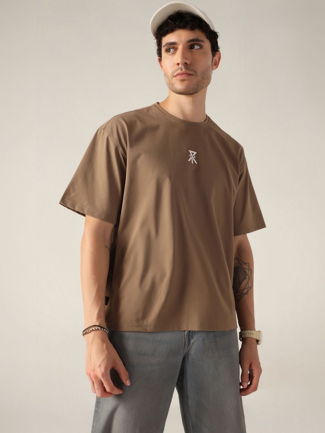 Monotone Men Printed Boxy T-shirt