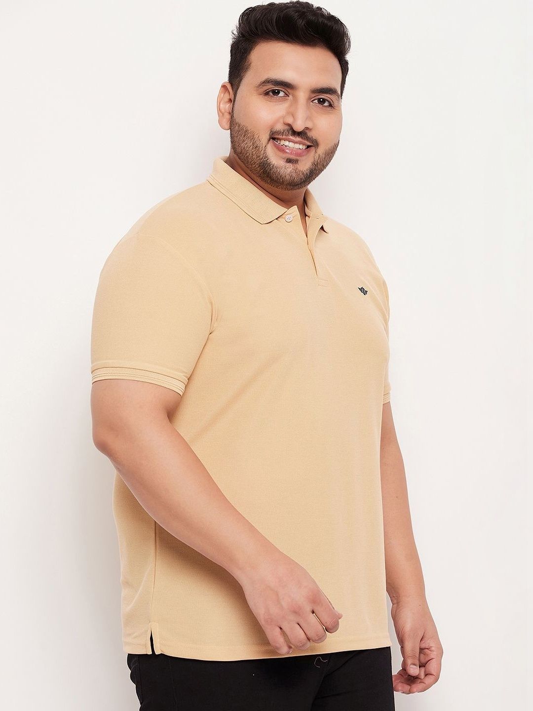 OPERATIVE Men Brand Logo Polo Collar T-shirt