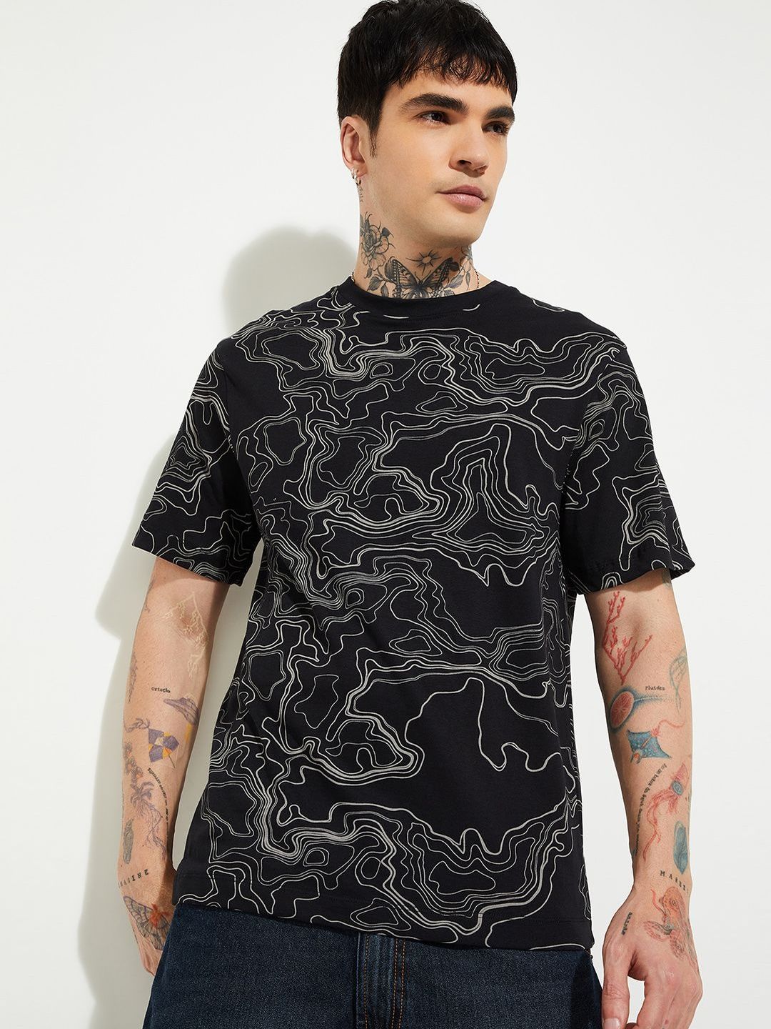 max Men Printed T-shirt