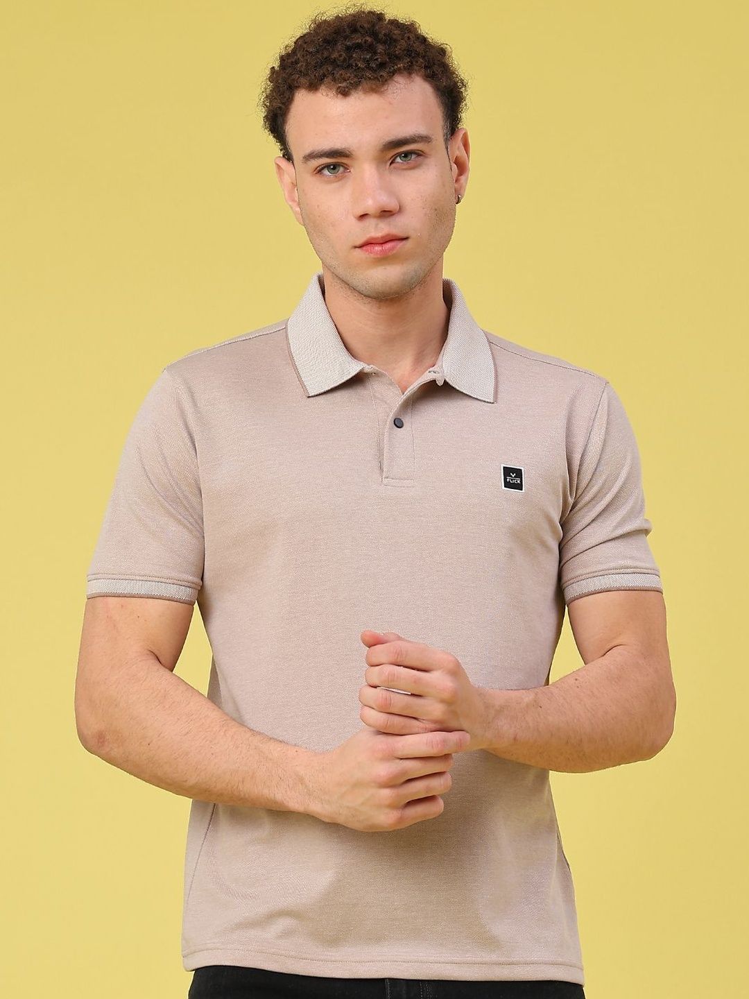 V-Mart Men Polo Collar T-shirt