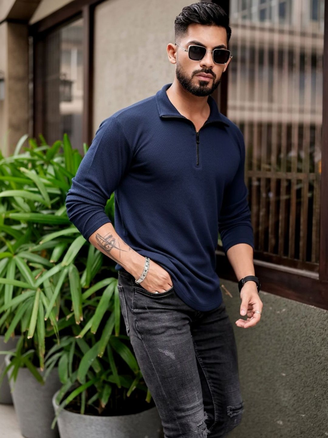 Vance Men Polo Collar T-shirt