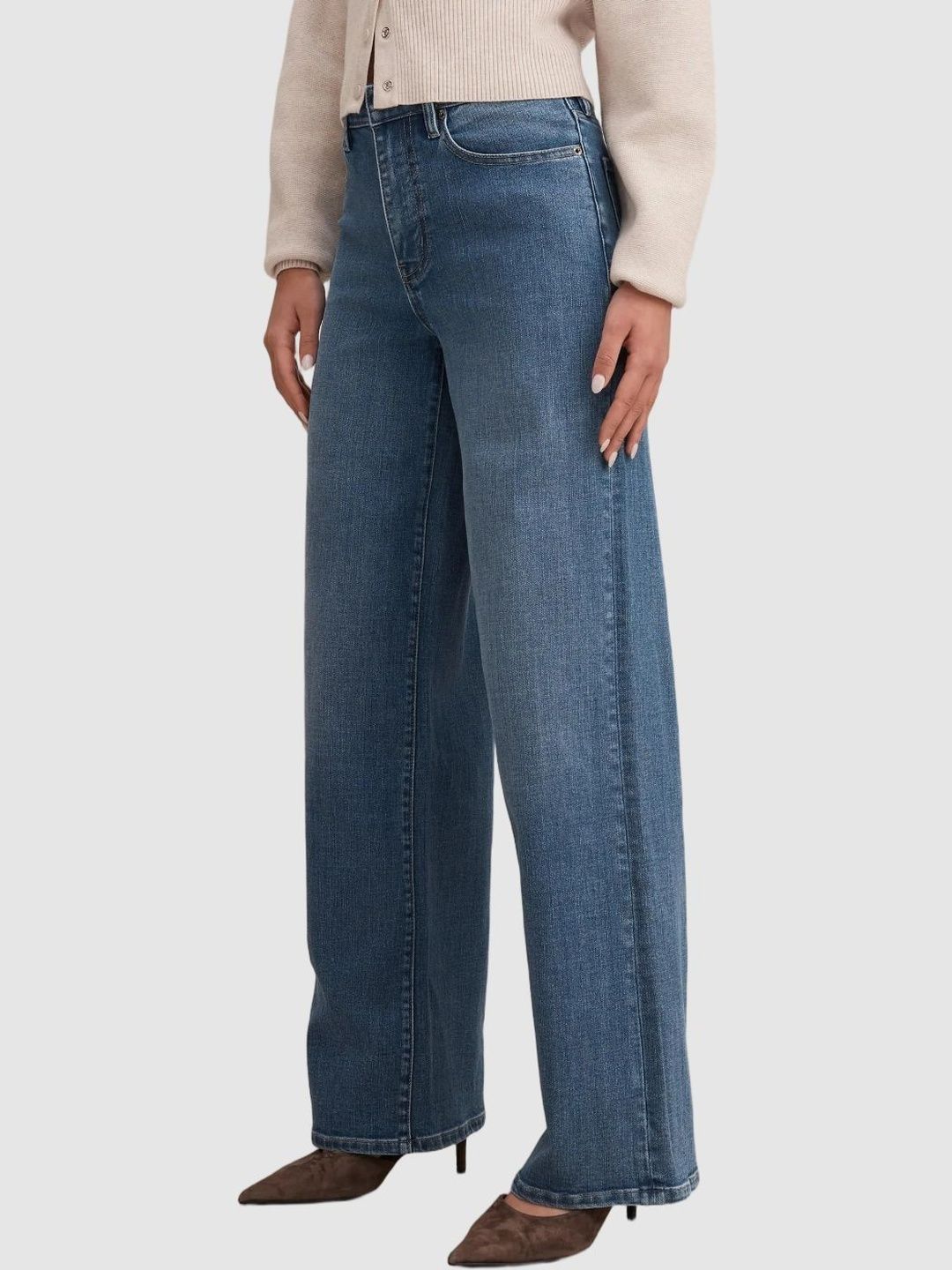 Slim Fit Mid-Rise Light Fade Stretchable Jeans