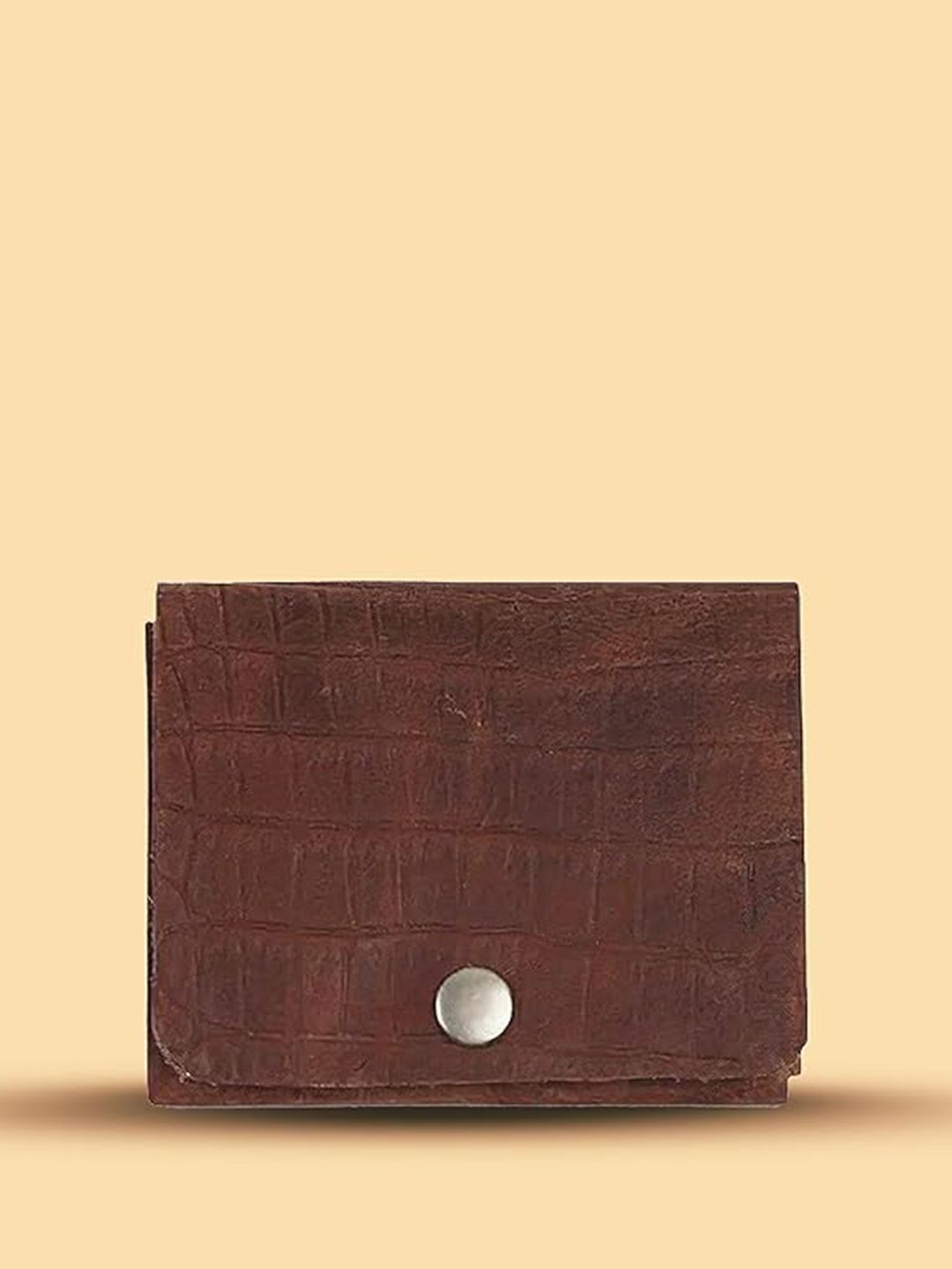 STRUTT Unisex Textured Leather Card Holder
