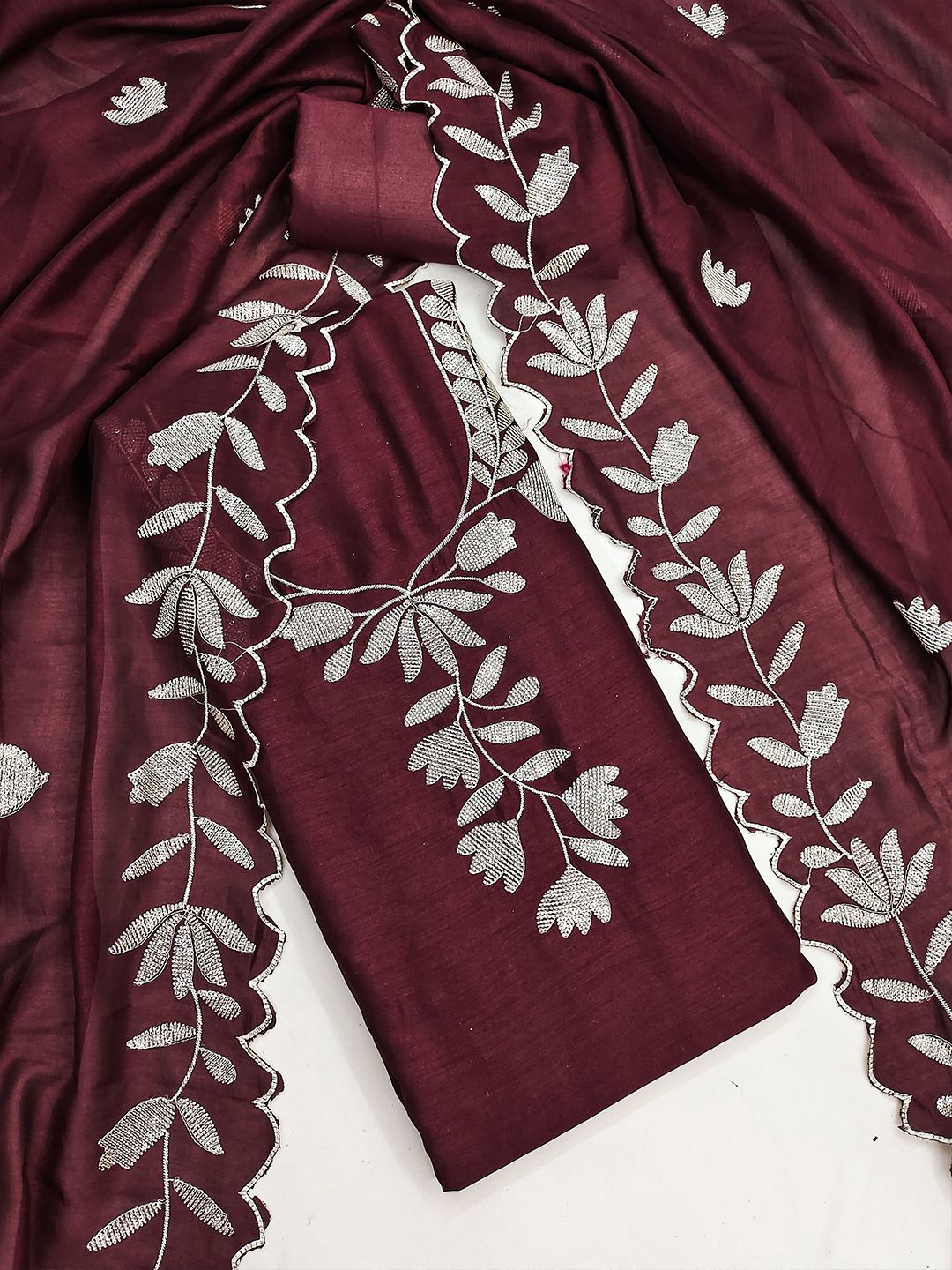 Maroosh Embroidered Unstitched Dress Material