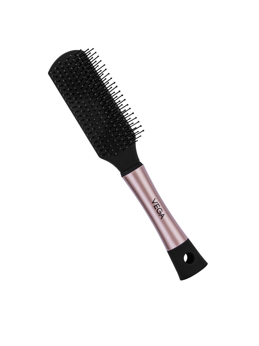 VEGA E17-FB Detangling & Smooth Styling Flat Hair Brush for Men & Women - Black