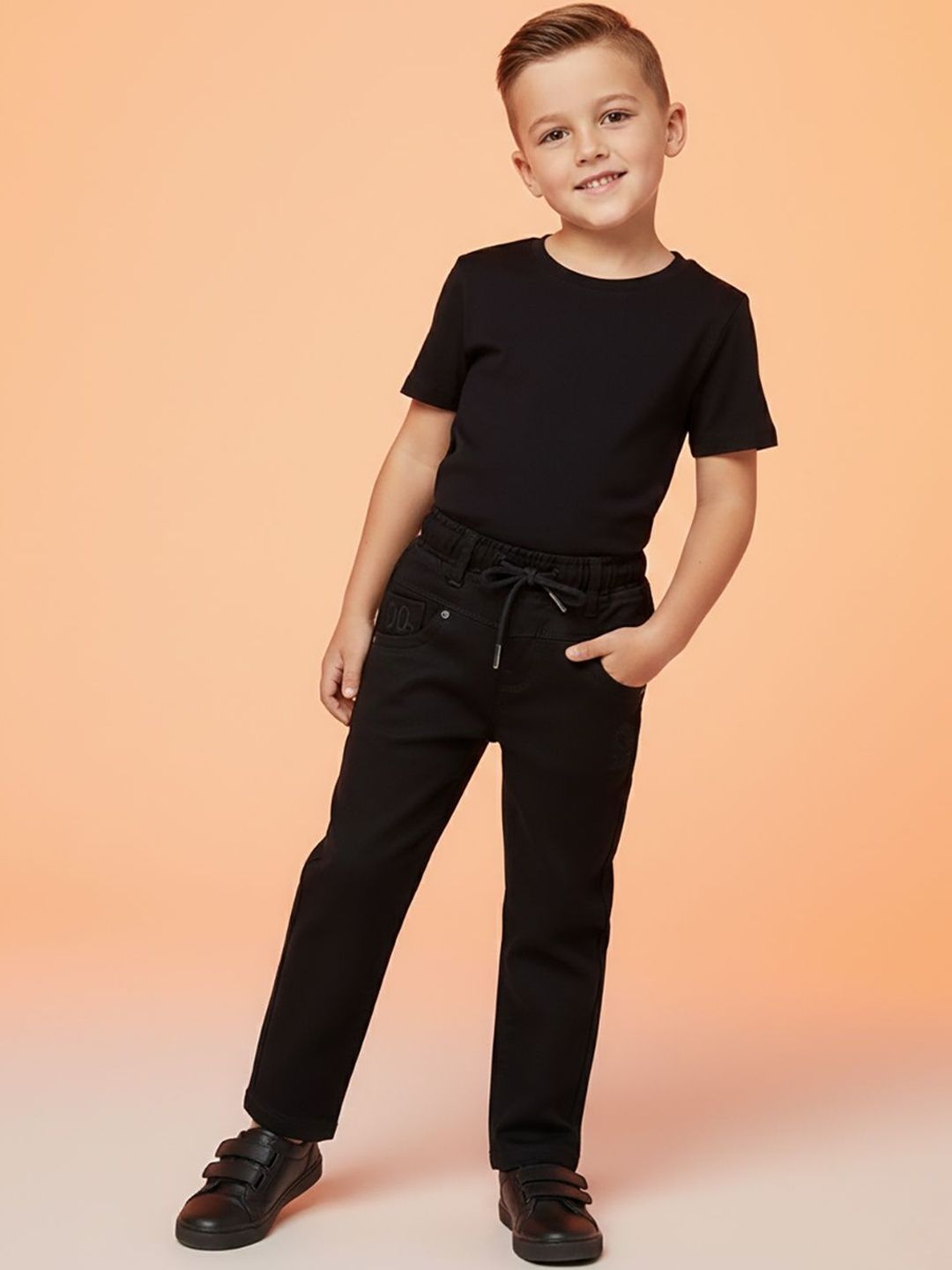 JFR Boys Straight Fit Low-Rise Jeans