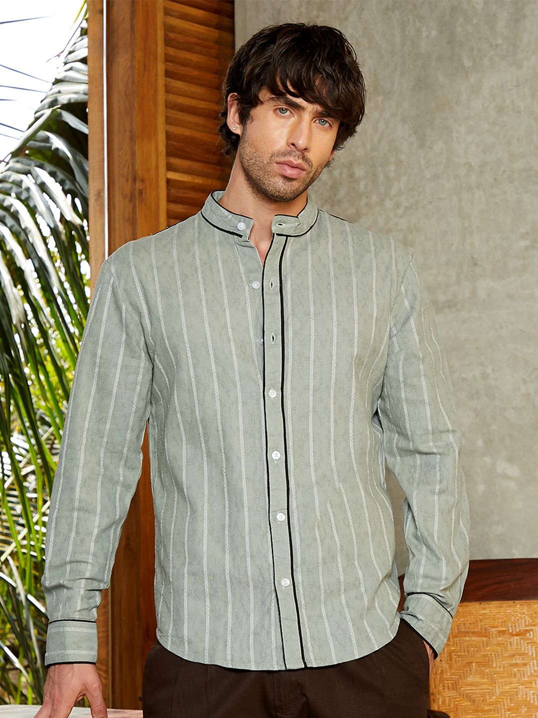 CAHOOT Men Comfort Striped Casual Shirt