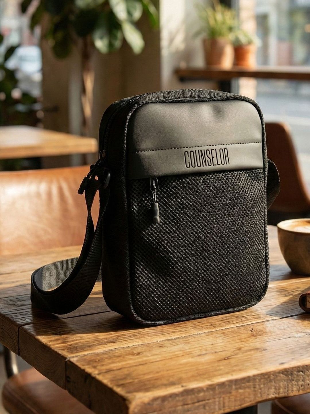COUNSELOR Textured Sling Bag
