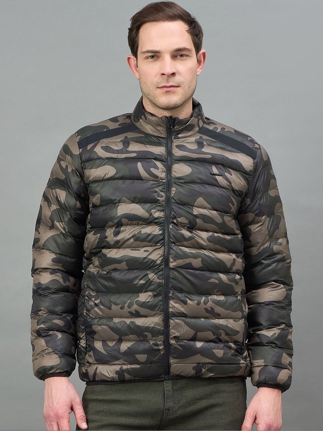 Duke Men Camouflage Reversible Puffer Jacket