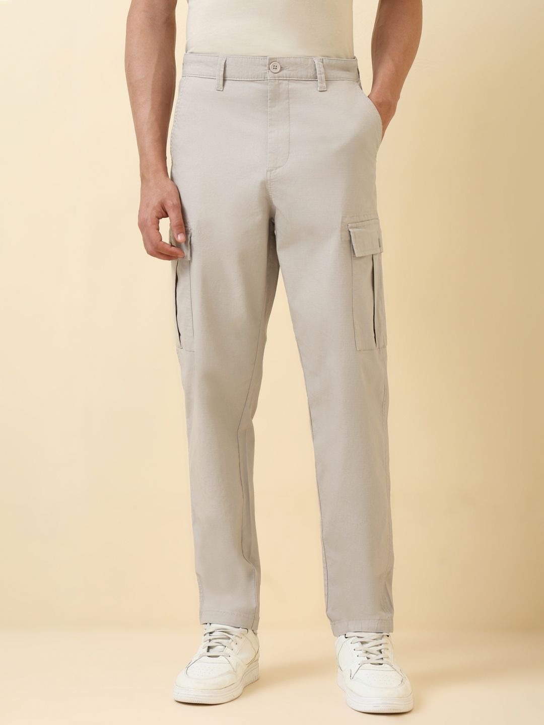 Men Cargo Trousers Allen Solly Men Cargo Trousers