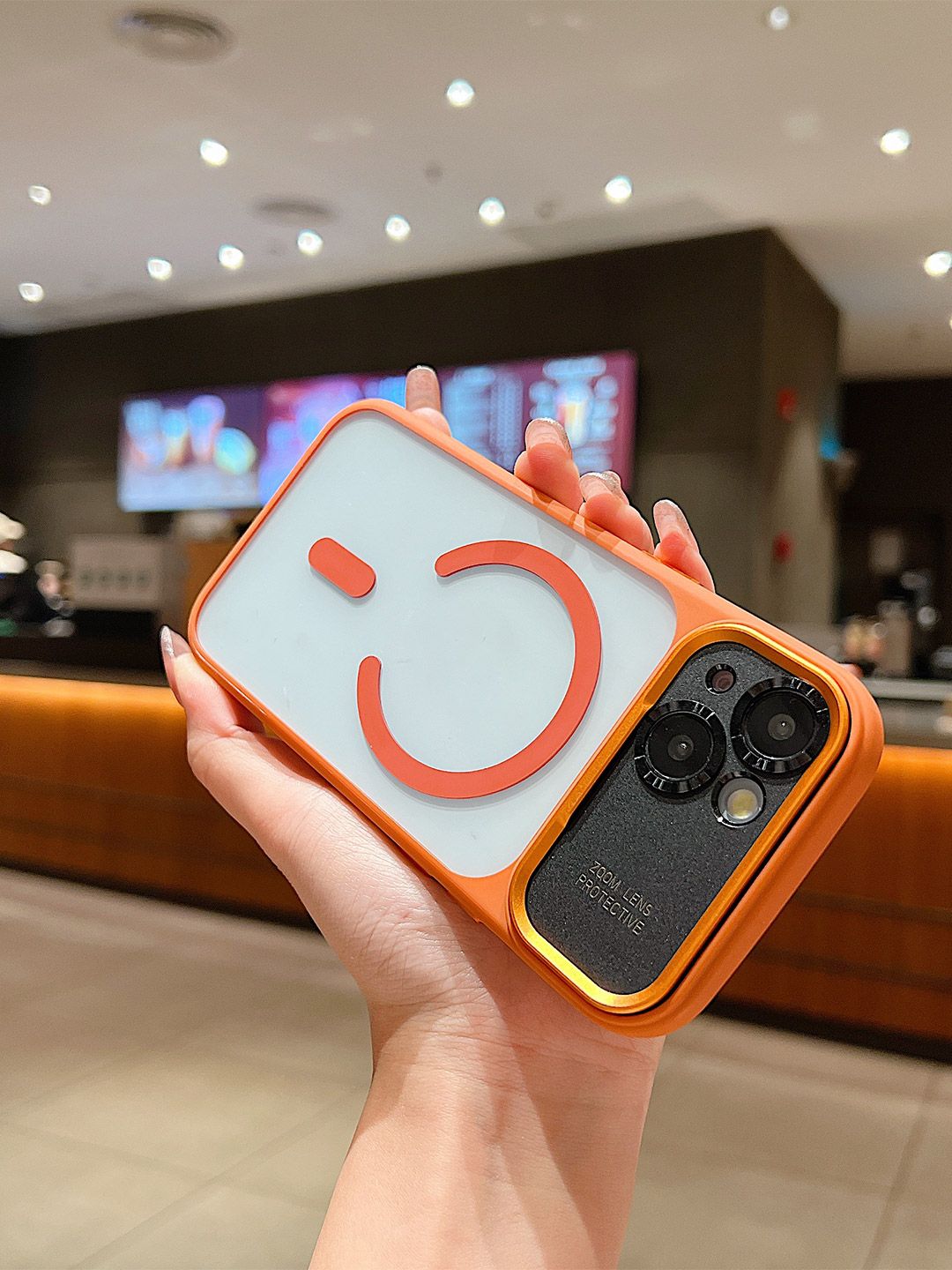 Luxury Kase Quirky Printed iPhone 14 Back Case Mobile Accessories