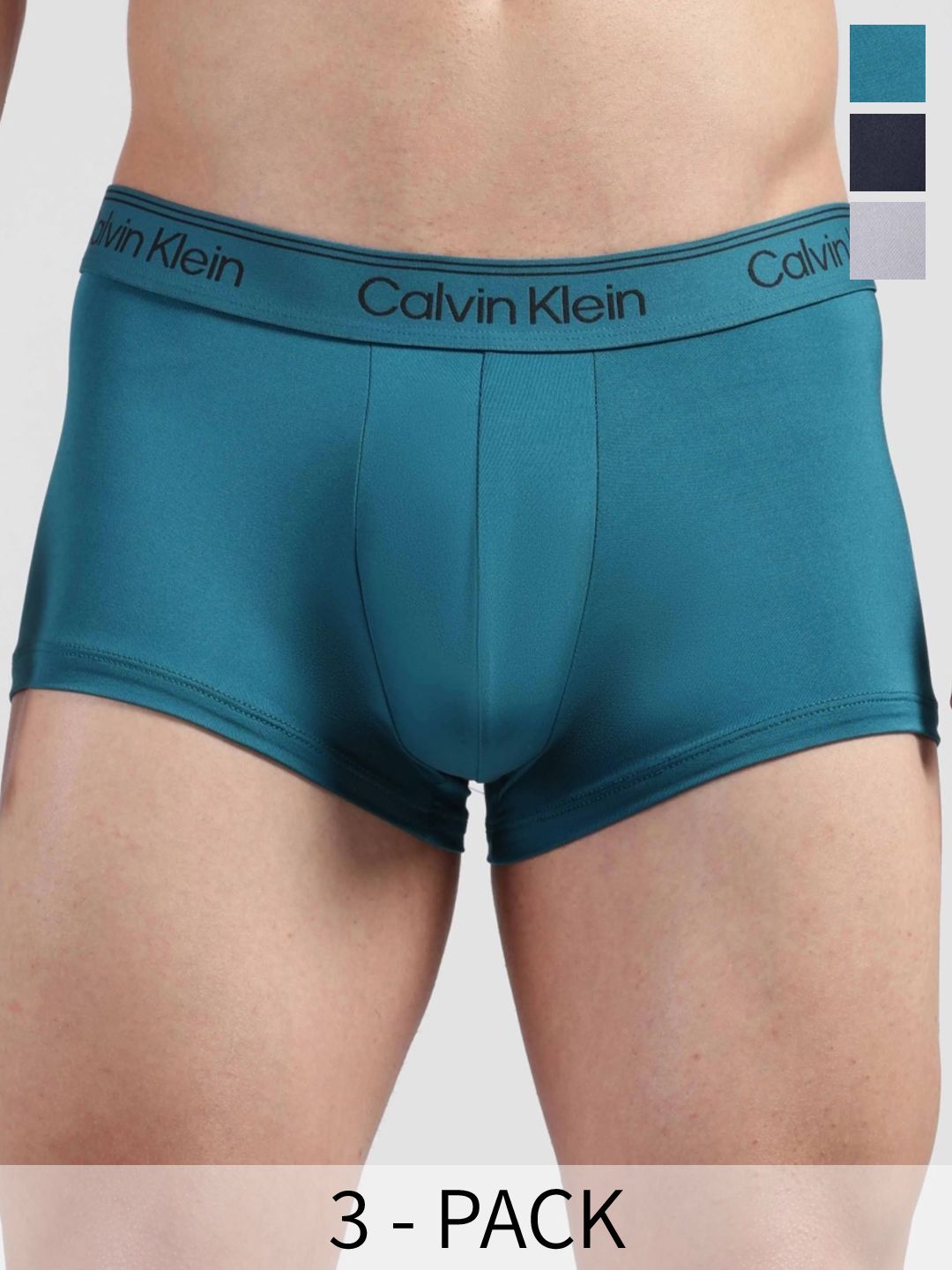 Calvin Klein Underwear Calvin Klein Underwear Pack Of 3 Mid-Rise Trunk