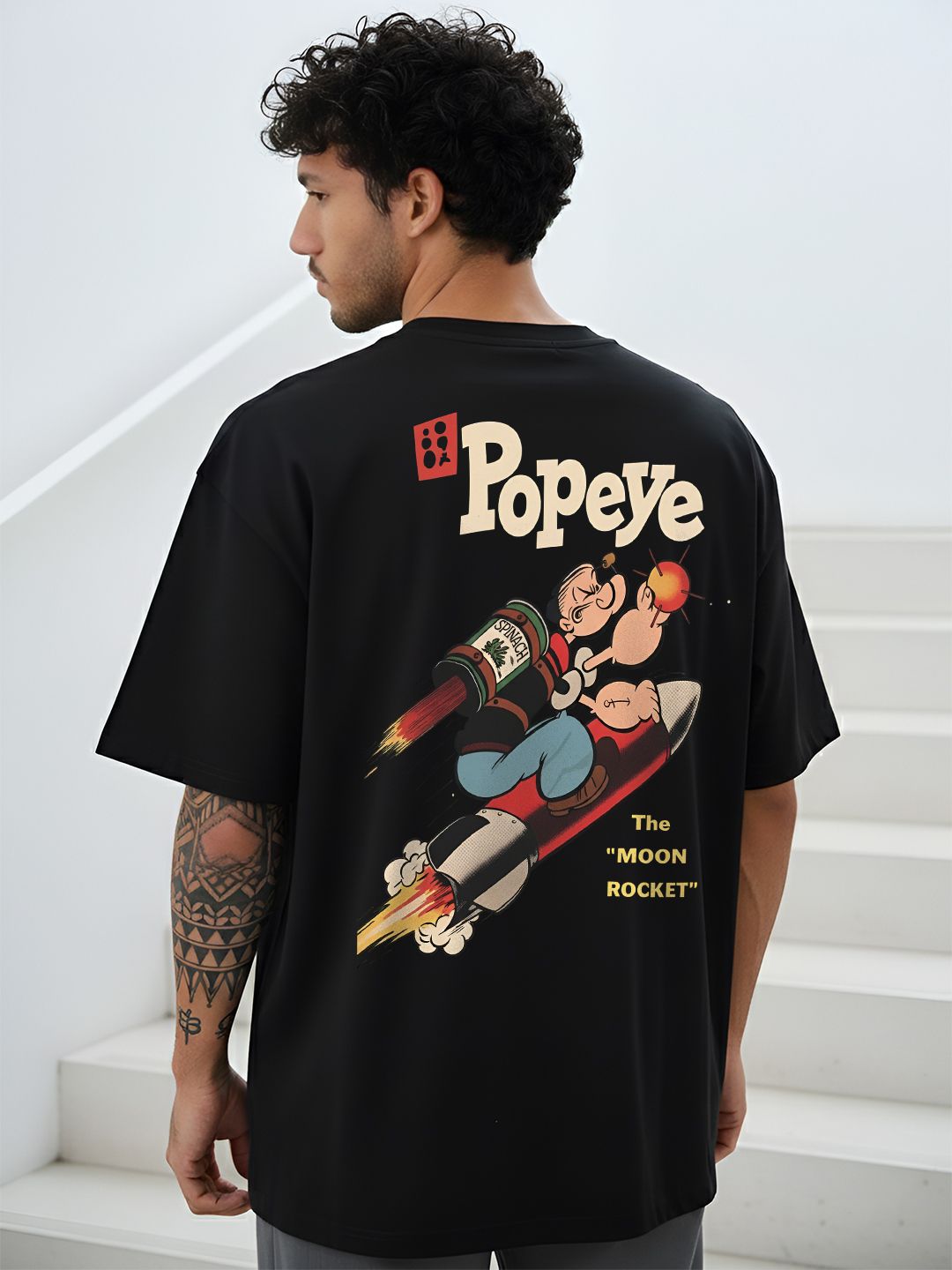 URBANPEAK Men Popeye Printed T-shirt