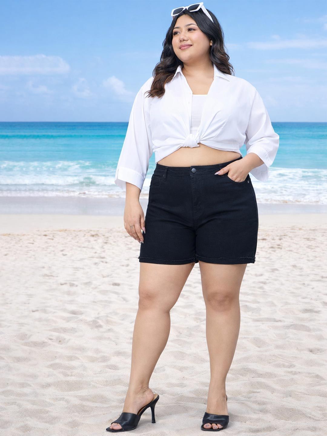 Style Quotient Plus Women High-Rise Shorts