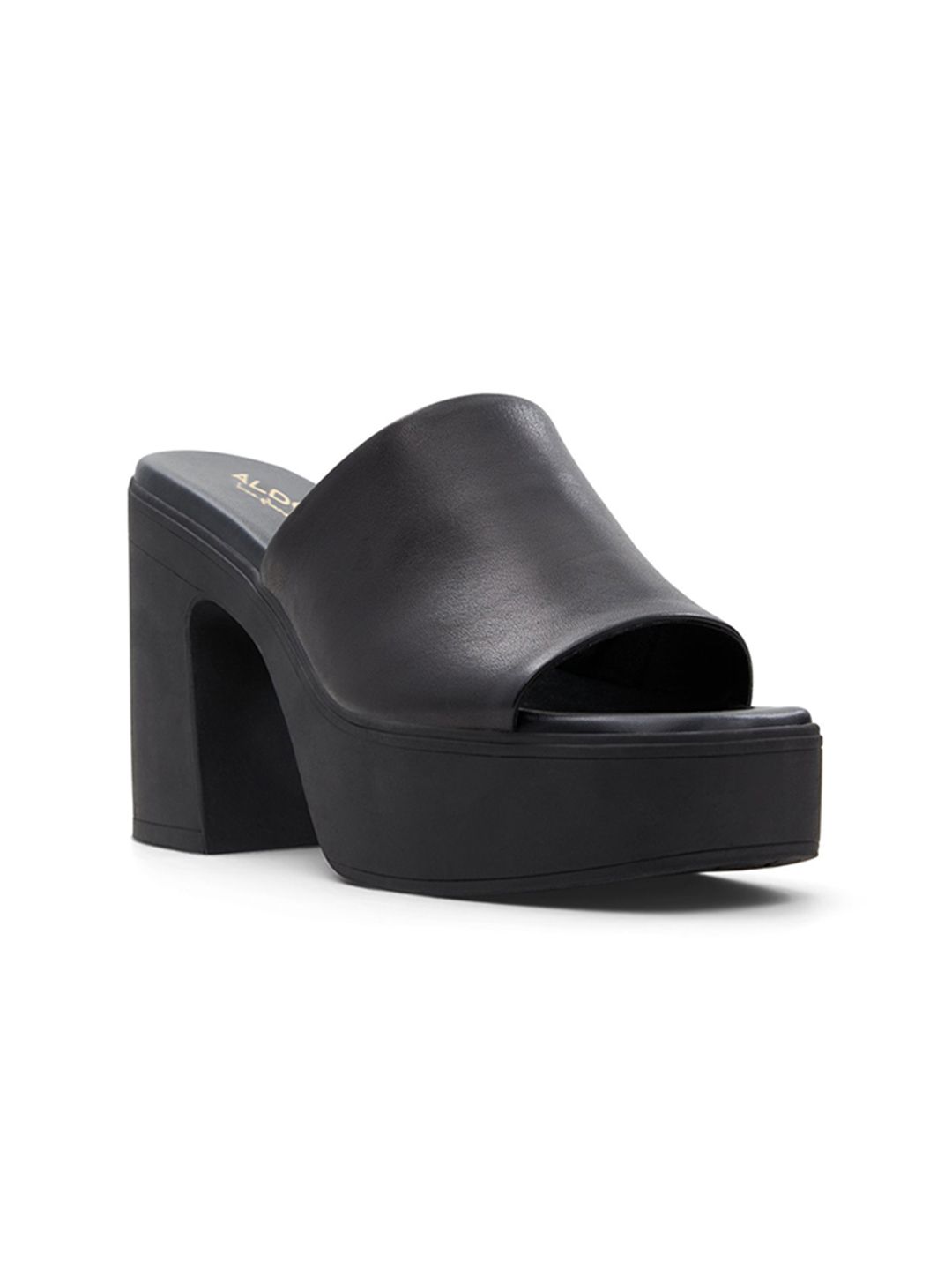 ALDO ALDO Leather Block Mules