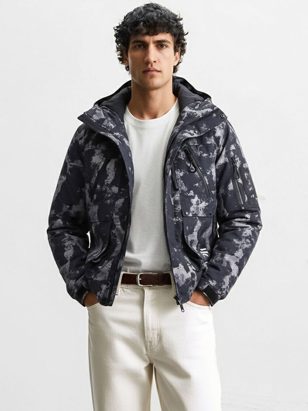 The Indian Garage Co Men Woven Jacket