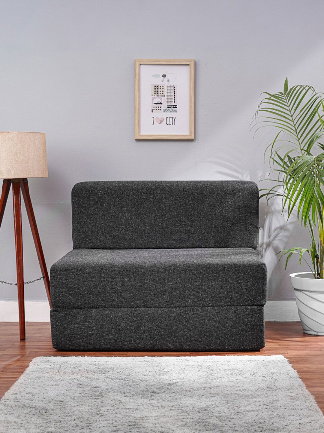 Solis Primus Comfort for all Solis Primus Comfort One seater for all Grey Sofa Convertible Bed