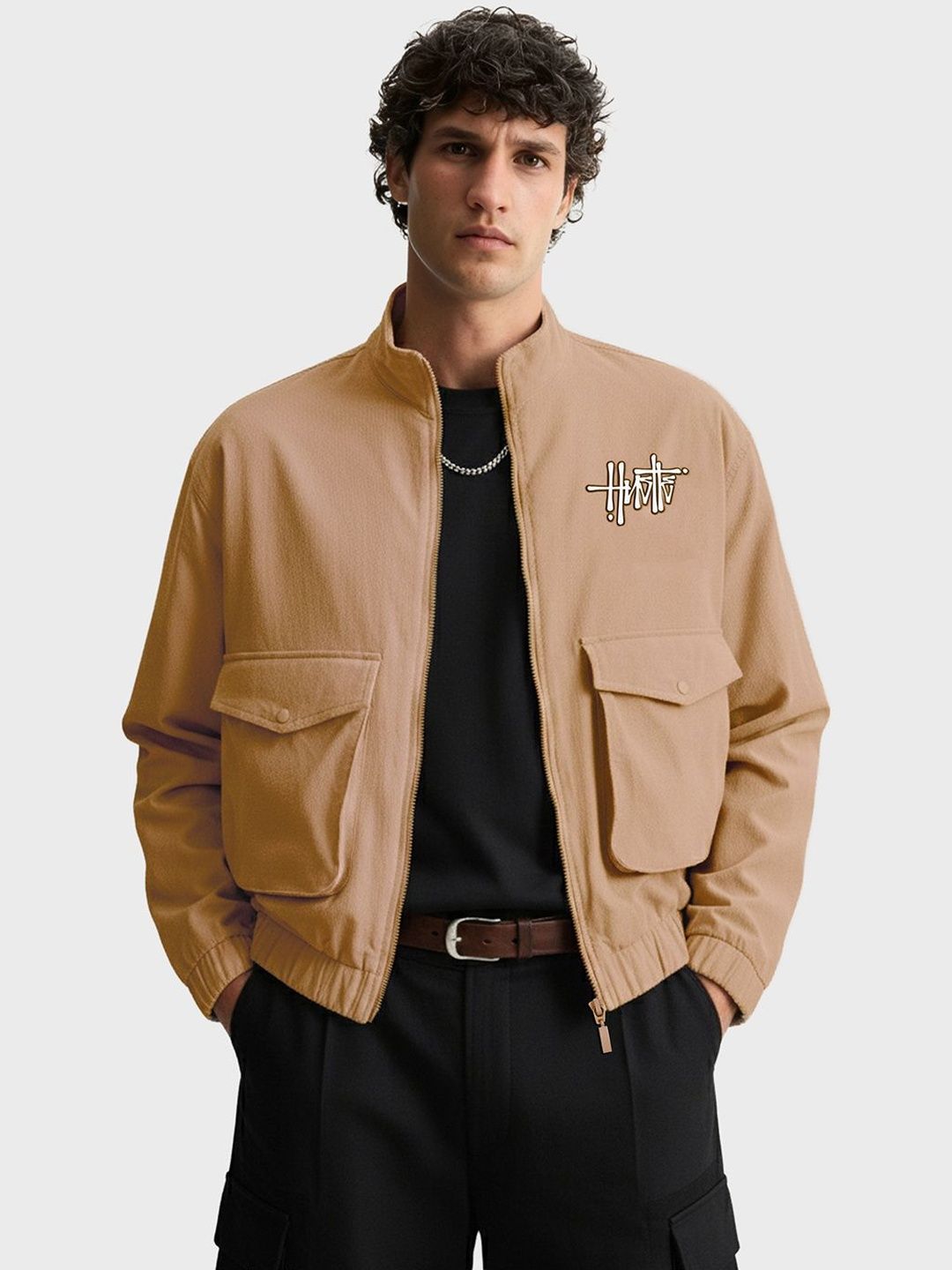 The Indian Garage Co Men Woven Jacket