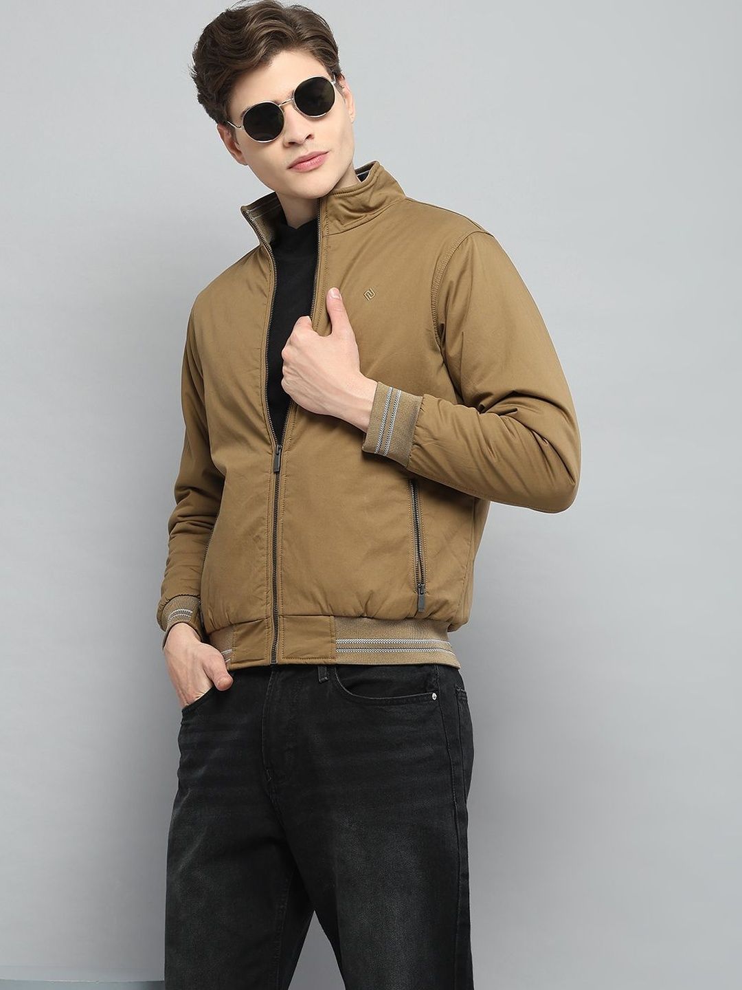 Cloak & Decker Men Reversible Outdoor Bomber Jacket