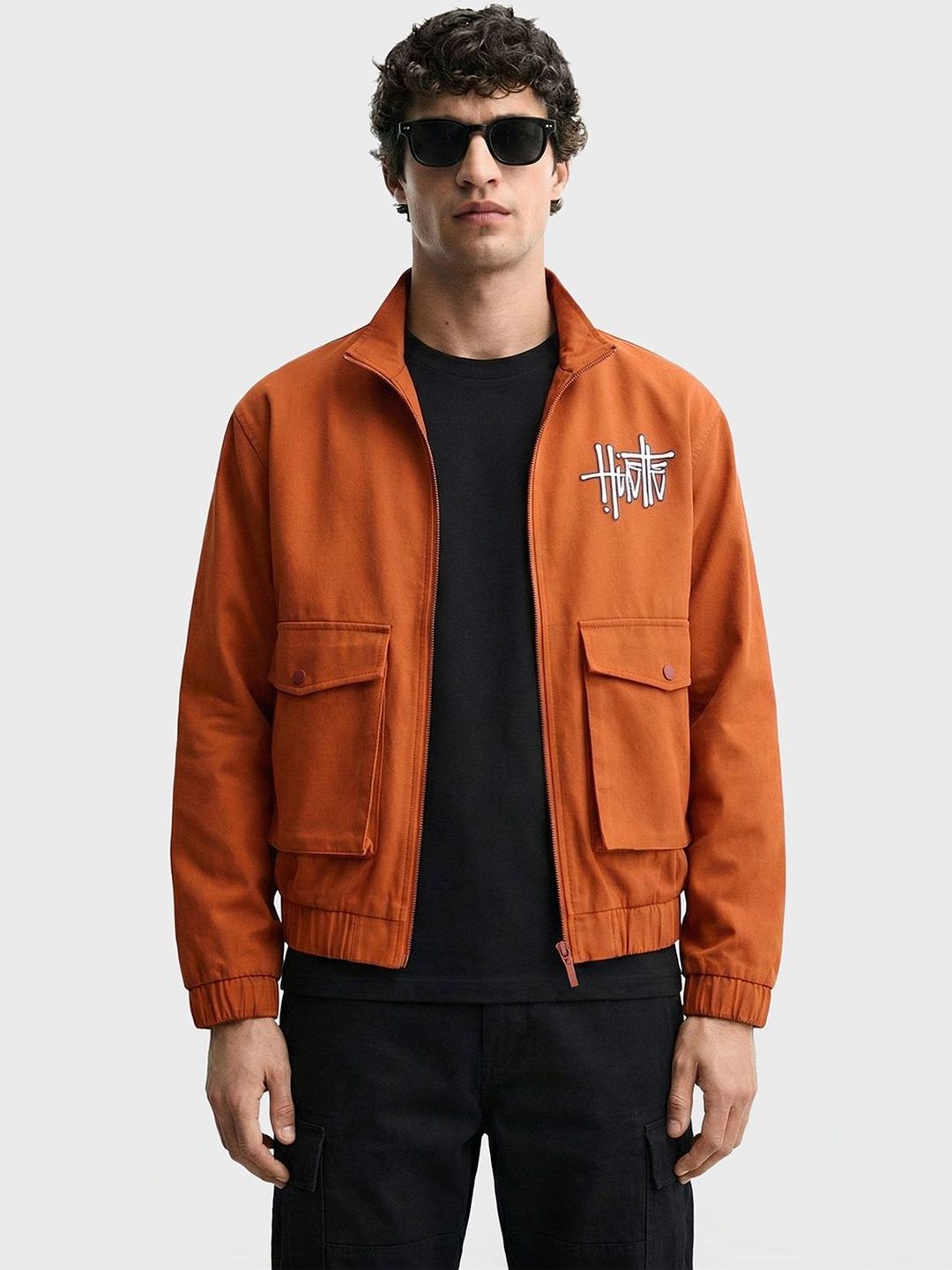 The Indian Garage Co Men Woven Jacket