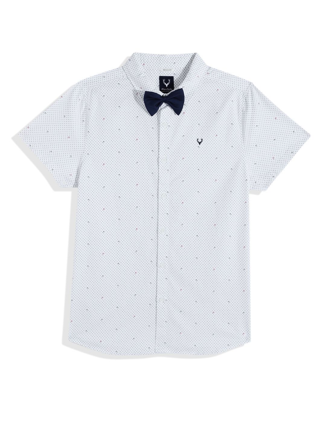 Allen Solly Junior Allen Solly Junior Boys Micro Ditsy Printed Pure Cotton Casual Shirt