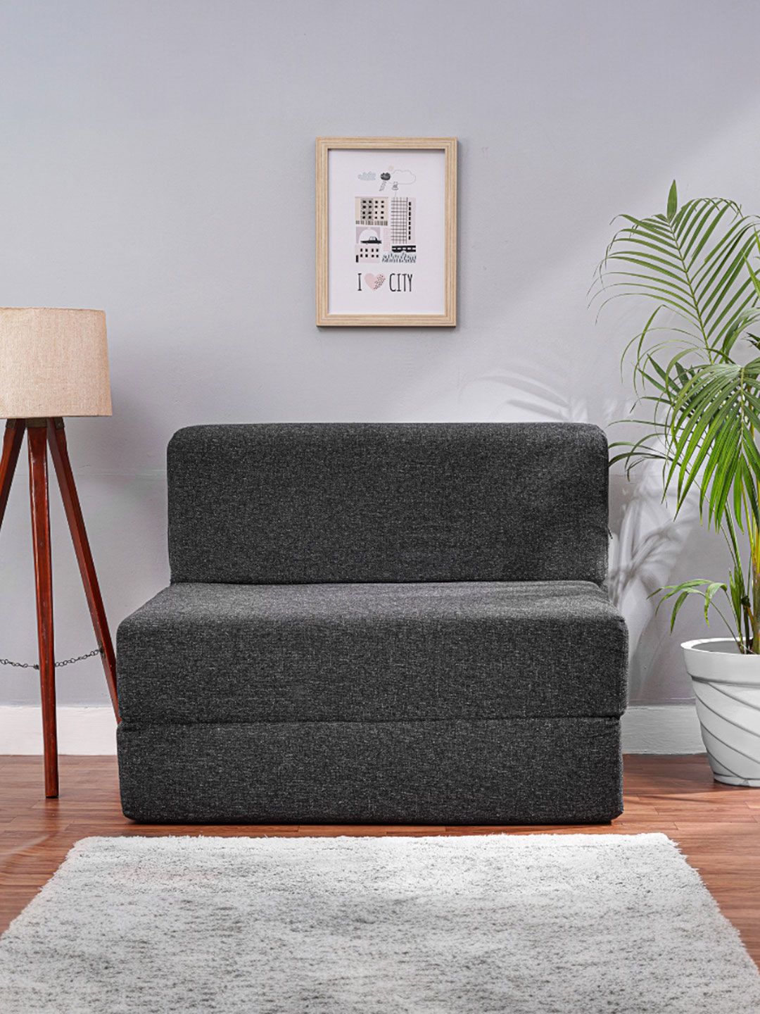 Solis Primus Comfort for all Solis Primus Comfort One seater for all Grey Sofa Convertible Bed