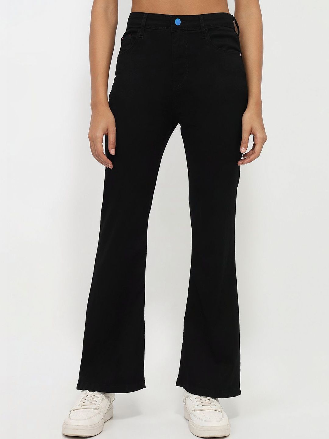 Kraus Jeans Women Flared High-Rise Jeans