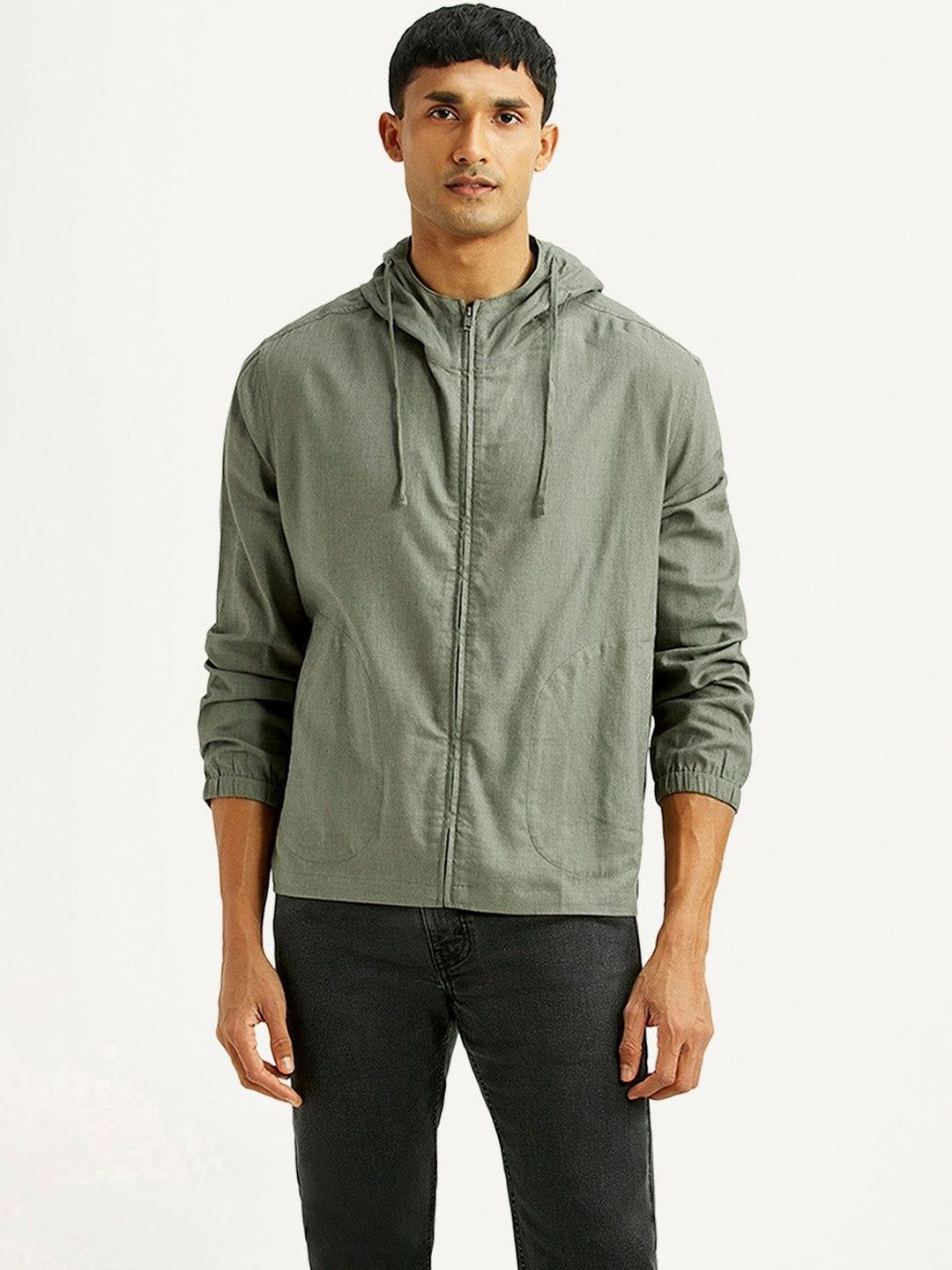 Buy Levis Men's Solid Olive Jacket - Jackets for Men 39123049 | Myntra