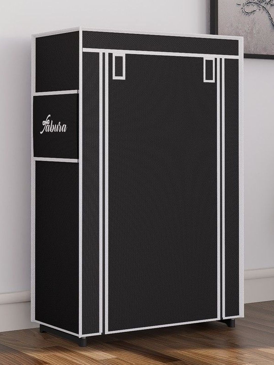 Fabura Black & White 5-Layers Water Resistance Shoe Rack